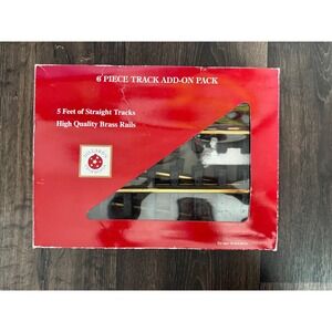 Dillard's Trimmings 4 Piece Track Add-On Pack 5 Foot Straight Tracks Brass Rails